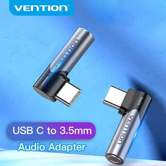 Adaptador Audio Vention BGWH0
Jack 3.5 Hembra - USB Tipo-C Macho
Gris