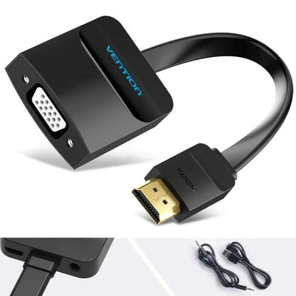 Conversor Vention 42161 HDMI Macho - VGA Hembra - Jack 3.5 Hembra
15cm
Negro