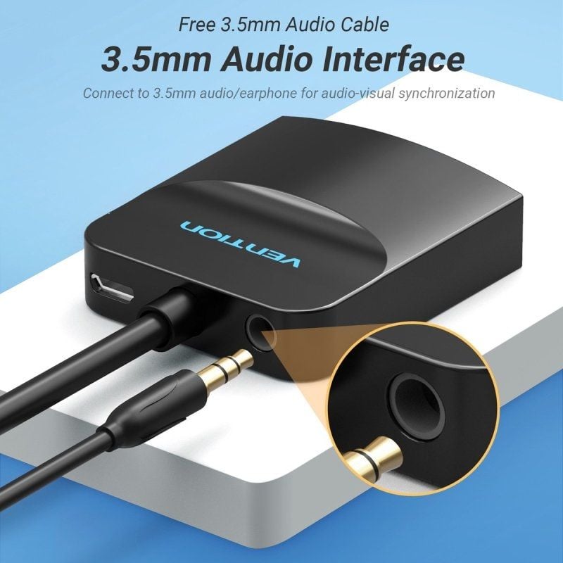 Conversor Vention 42161 HDMI Macho - VGA Hembra - Jack 3.5 Hembra
15cm
Negro