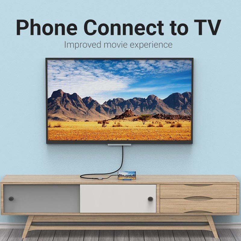 Conversor Vention TDEHB
USB Tipo-C Macho - HDMI Hembra
15cm
Plata