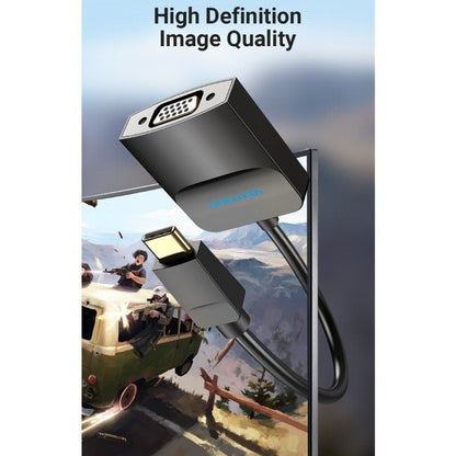 Adaptador USB Tipo-C Vention TDDBB
USB Tipo-C Macho - VGA Hembra