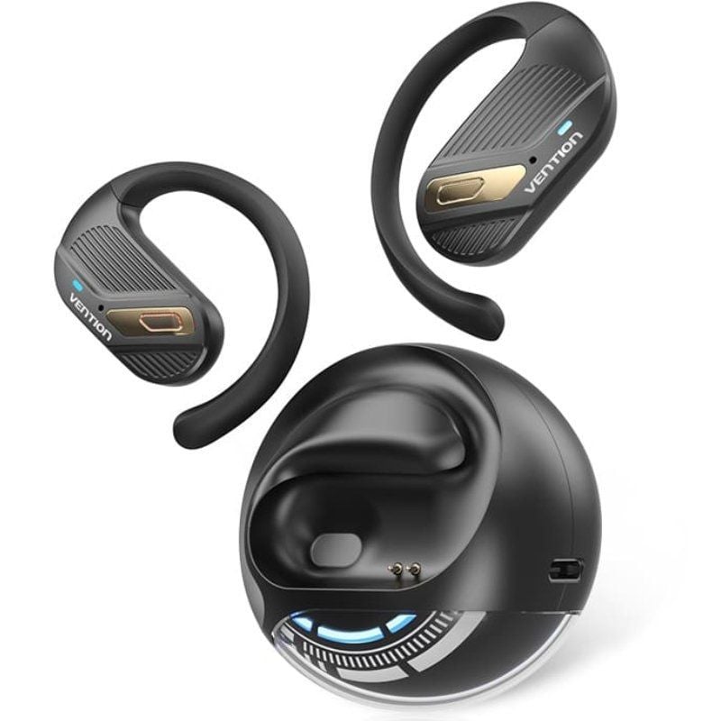 Auriculares Deportivos Bluetooth Vention Open Ear OpenBeat O12 NBUB0 con estuche de carga
Negros