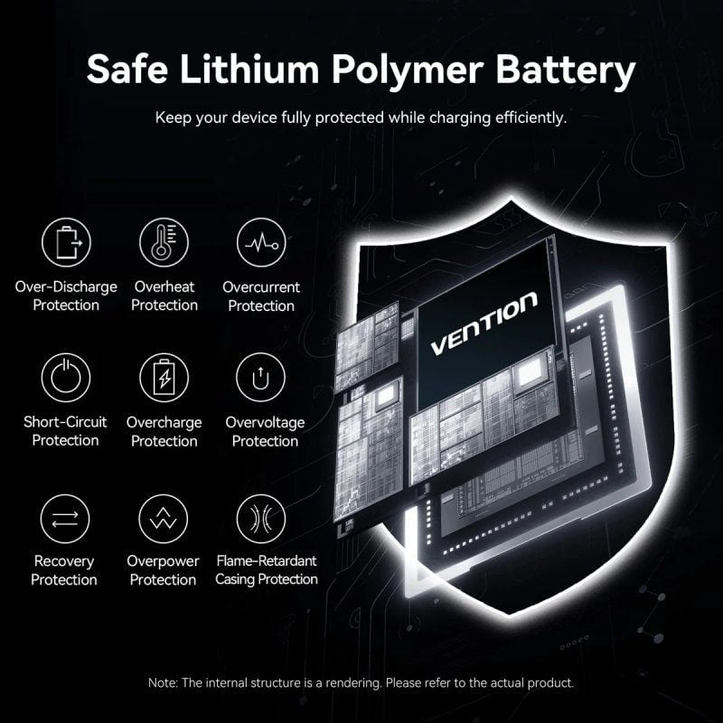 Powerbank 20000mAh Vention FHGN0
45W
Beige
Incluye Cable USB Tipo-C