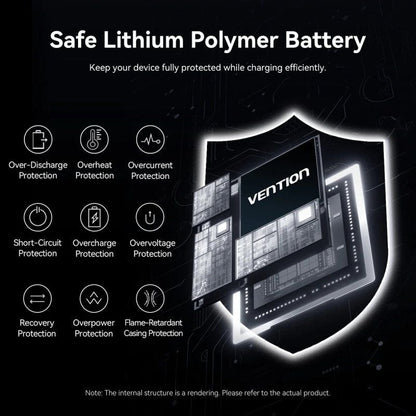 Powerbank 20000mAh Vention FHGN0
45W
Beige
Incluye Cable USB Tipo-C