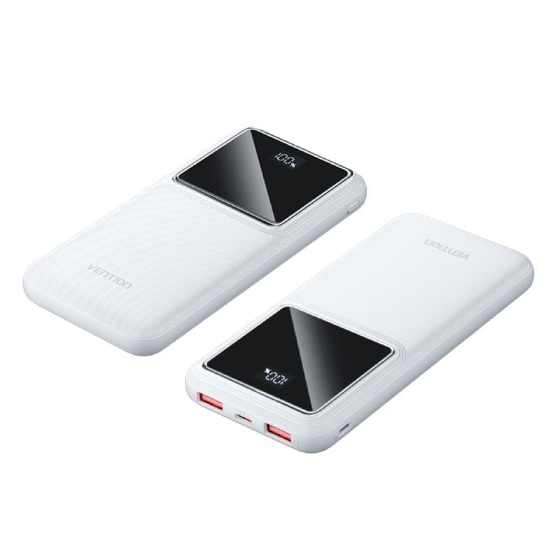 Powerbank 10000mAh Vention FHKW0
22.5W
Blanca
