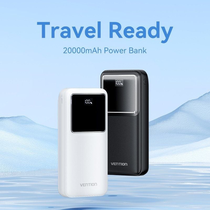 Powerbank 20000mAh Vention FHLW0
22.5W
Blanca