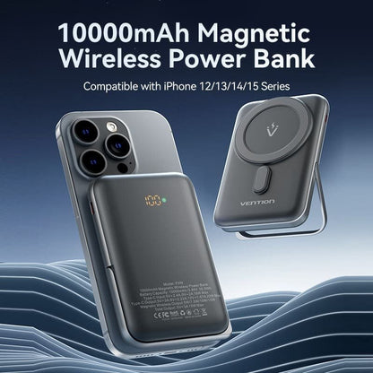 Powerbank 10000mAh Vention FHNB0
20W
Wireless
Negra
