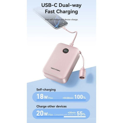 Powerbank 20000mAh Vention FKBB0-C
22.5W
Negro