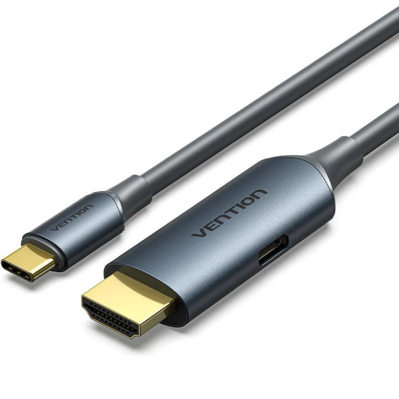 Cable Conversor HDMI 2.0 4K Vention ABLHG
USB Tipo-C Macho - HDMI Macho
USB Tipo-C PD 1.5m
Gris