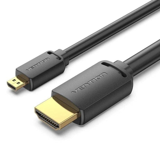 Cable Micro HDMI 2.0 4K Vention AGIBH
HDMI Macho - Micro HDMI Macho
2m
Negro