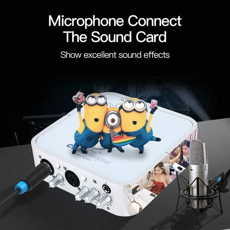 Cable Estéreo Vention BBFBJ
XLR Macho - XLR Hembra
5m
Negro