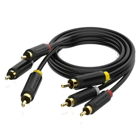 Cable Estéreo Vention BCABH
3x RCA Macho - 3x RCA Macho
2m
Negro