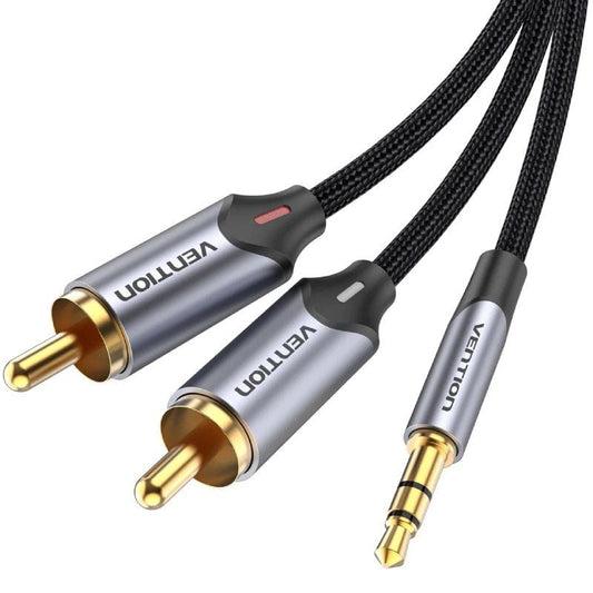 Cable Audio Vention BCNBG
2x RCA Macho - Jack 3.5 Macho
1.5m
Gris