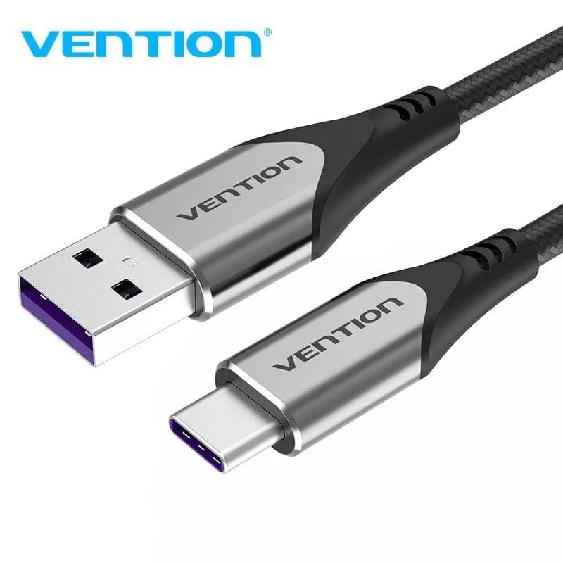 Cable USB 2.0 Tipo-C Vention COFHD
USB Tipo-C Macho - USB Macho
Hasta 100W
480Mbps
50cm
Gris