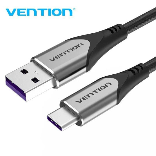 Cable USB 2.0 Tipo-C Vention COFHD
USB Tipo-C Macho - USB Macho
Hasta 100W
480Mbps
50cm
Gris