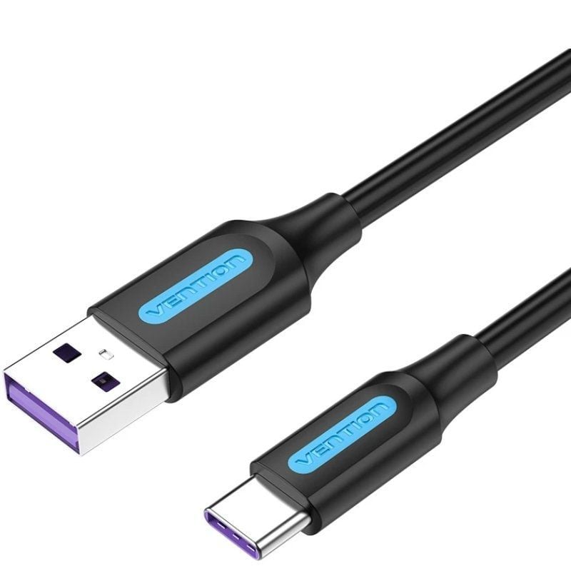 Cable USB 2.0 Tipo-C Vention CORBG
USB Macho - USB Tipo-C Macho
Hasta 100W
480Mbps
1.5m
Negro