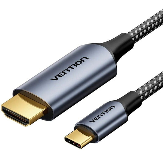Cable Conversor HDMI 2.0 4K Vention CRHHAC
USB Tipo-C Macho - HDMI Macho
1.8m
Negro