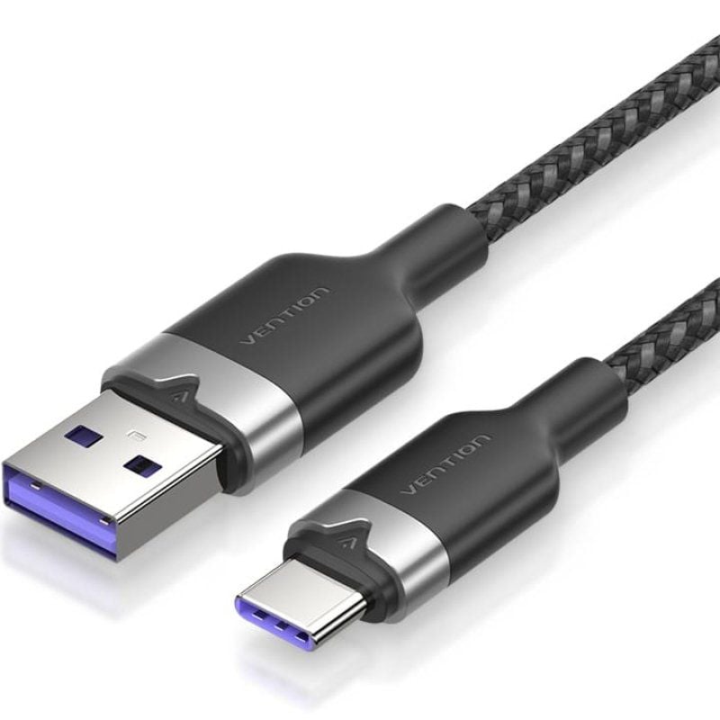 Cable USB 2.0 Tipo-C Vention CTOBH
USB Tipo-C Macho - USB Macho
Hasta 100W
480Mbps
2m
Negro