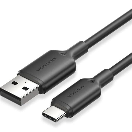 Cable USB 2.0 Tipo-C Vention CTQBF
USB Tipo-C Macho - USB Macho
Hasta 60W
480Mbps
1m
Negro