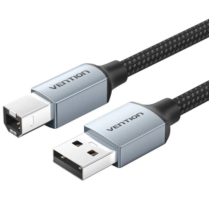 Cable USB 2.0 Impresora Vention CTTHG
USB Tipo-B Macho - USB Macho
480Mbps
2m
Gris