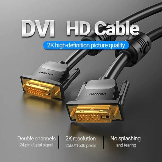 Cable DVI Vention EAABG
DVI-D Macho - DVI-D Macho
1.5m
Negro