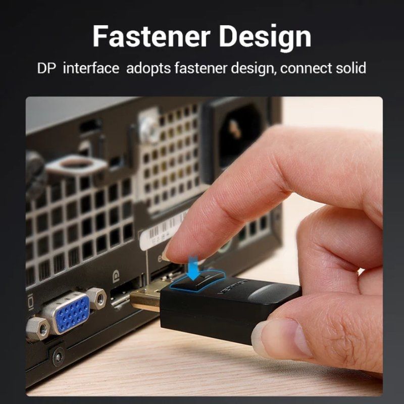 Cable Conversor Vention HBLBH
DisplayPort Macho - VGA Macho
2m
Negro