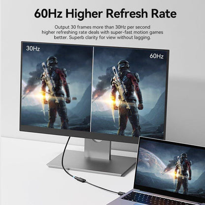 Cable Conversor Vention HBZBB
DisplayPort Macho - HDMI 4K Hembra
15cm
Negro