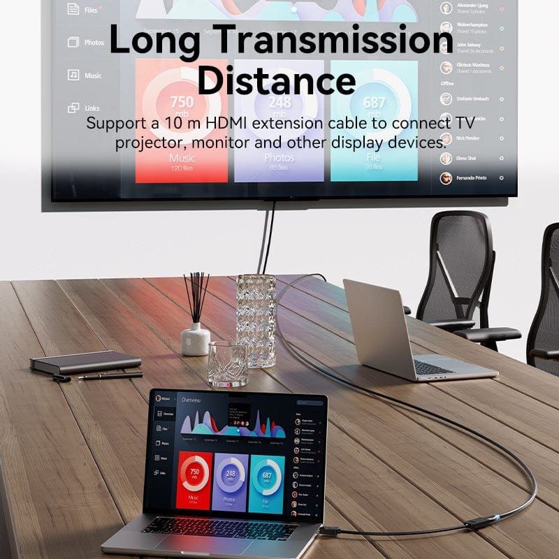 Cable Conversor Vention HBZBB
DisplayPort Macho - HDMI 4K Hembra
15cm
Negro