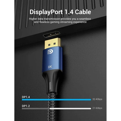 Cable Vention HCELG
DisplayPort Macho - DisplayPort 8K Macho
1.5m
Azul