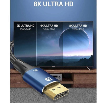 Cable Vention HCELF
DisplayPort Macho - DisplayPort 8K Macho
3m
Azul