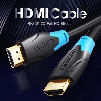 Cable HDMI 2.0 4K Vention AACBK
HDMI Macho - HDMI Macho
8m
Negro
