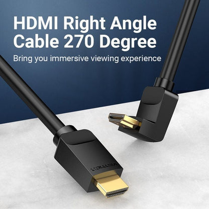 Cable HDMI 2.0 4K Acodado Vention AAQBH
HDMI Macho - HDMI Macho
2m
Negro