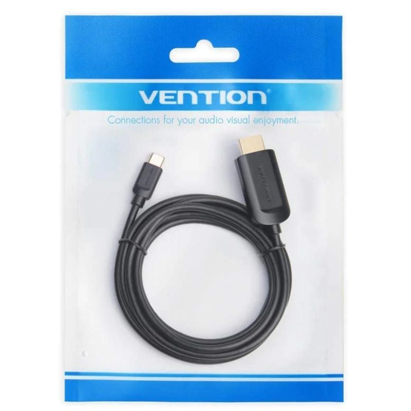 Cable Conversor HDMI 1.4 4K Vention CGUBH
USB Tipo-C Macho - HDMI Macho
2m
Negro