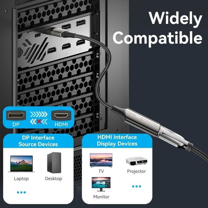 Cable Conversor Vention HFNBC
DisplayPort Macho - HDMI Hembra
25cm
Negro