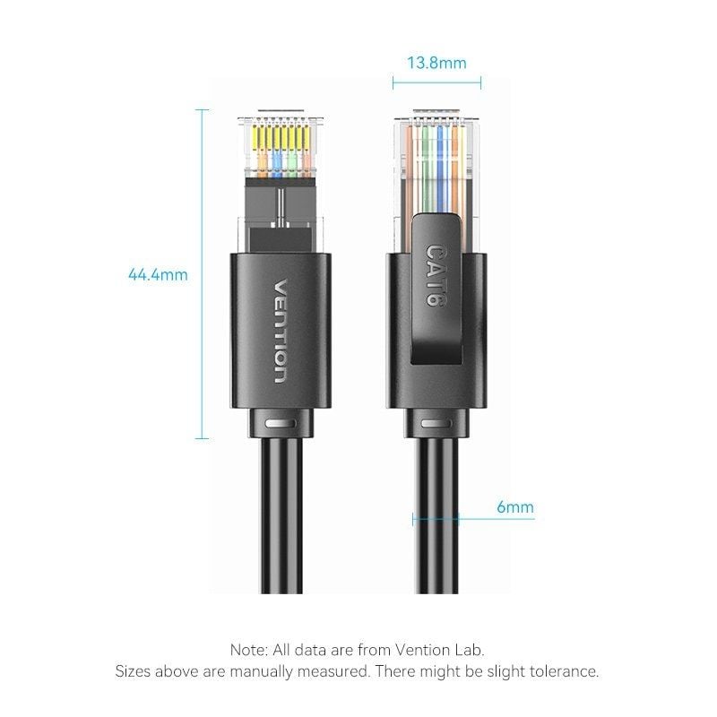 Cable de Red RJ45 UTP Vention IBRBJ Cat.6
5m
Negro