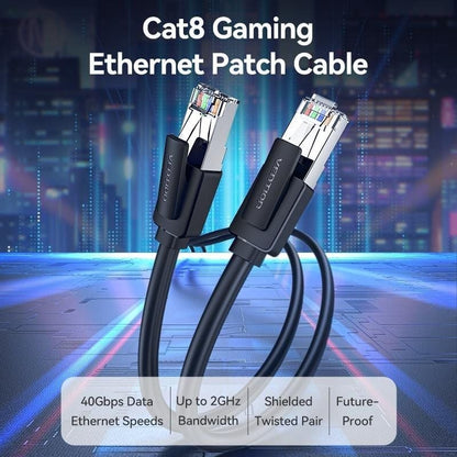 Cable de Red RJ45 SFTP Vention IKKBH Cat.8
2m
Negro