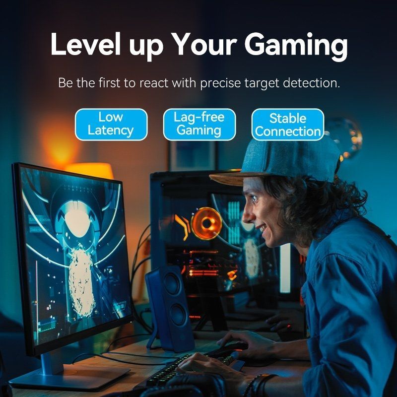 Cable de Red RJ45 UTP 26AWG Vention IKKBJ Cat.8
Gaming
5m
Negro