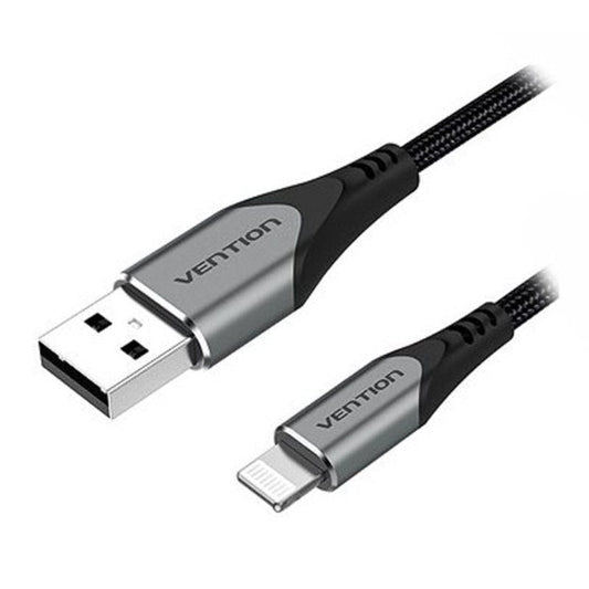 Cable USB 2.0 Lightning Vention LABHF
USB Macho - Lightning Macho
Hasta 12W
480Mbps
1m
Gris