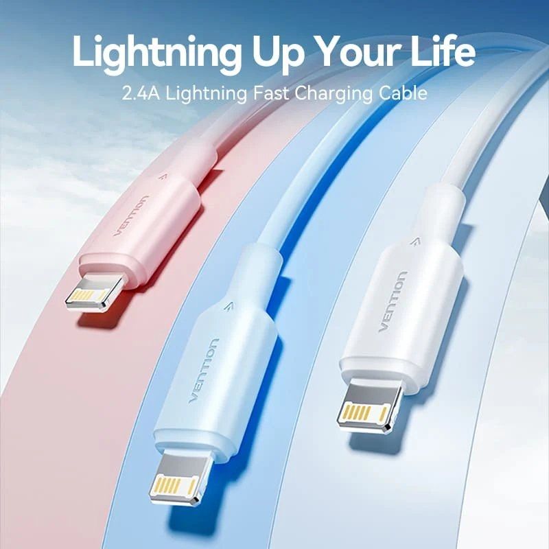 Cable USB 2.0 Lightning Vention LAMSH
USB Macho - Lightning Macho
480Mbps
2m
Azul