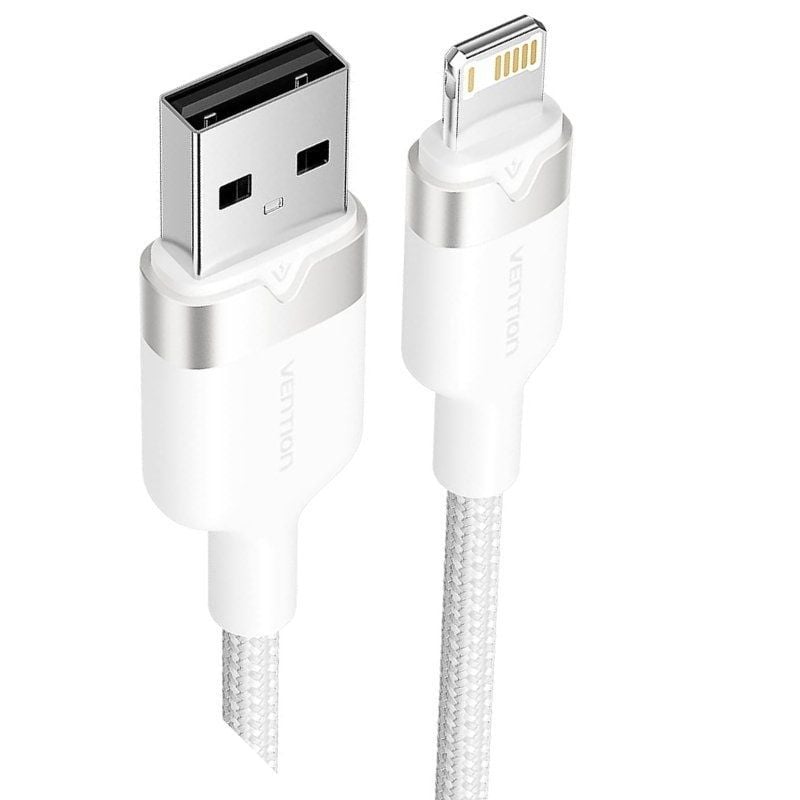 Cable USB Lightning Vention LANWH
USB Macho - Lightning Macho
480Mbps
2m
Blanco