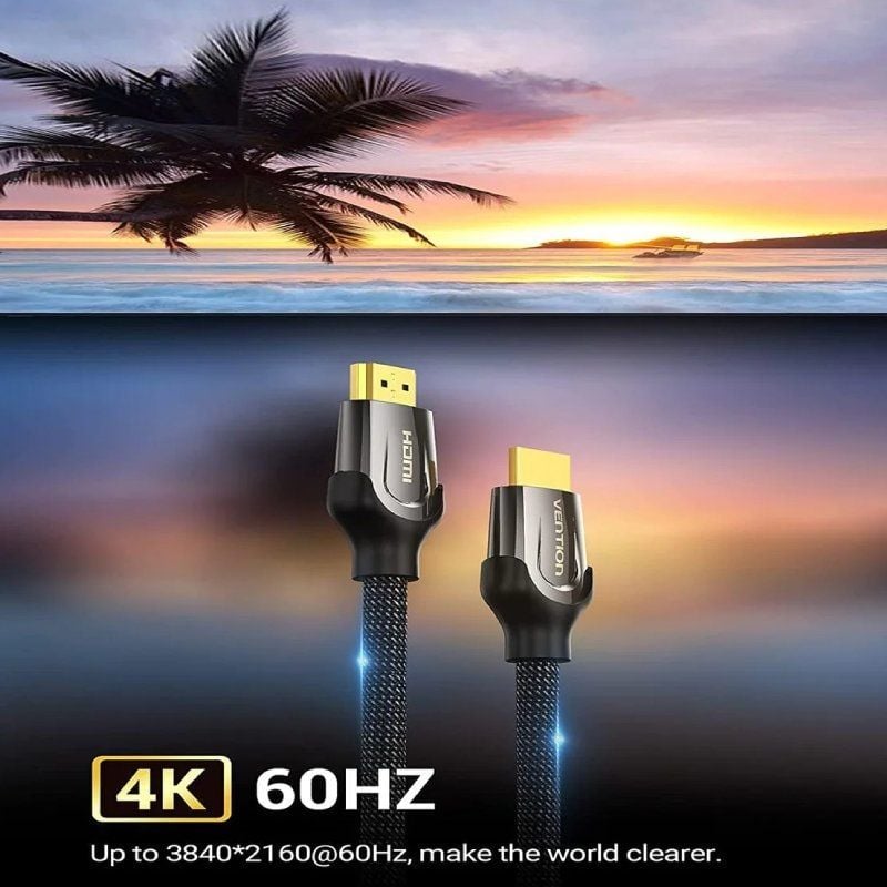 Cable HDMI 2.0 4K Vention VAA-B05-B1500
HDMI Macho - HDMI Macho
15m
Negro