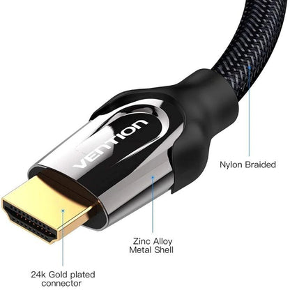 Cable HDMI 2.0 4K Vention VAA-B05-B1500
HDMI Macho - HDMI Macho
15m
Negro