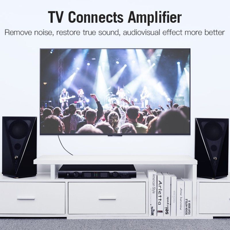 Cable Estéreo Vention VAB-R06-B200
2x RCA Macho - 2x RCA Macho
2m
Negro