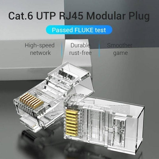 Conector RJ45 IDDR0-100
Cat.6 UTP
100 uds
