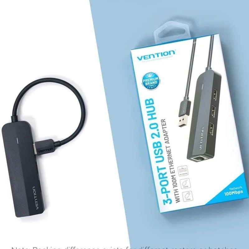 Hub USB 2.0 Vention CHPBB
3xUSB
1xMicro USB PD
1xRJ45