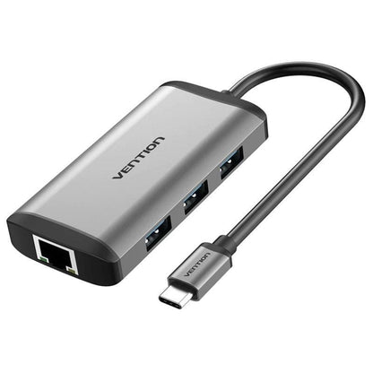 Docking USB Tipo-C Vention CNCHB
1xHDMI 4K
3xUSB
1xUSB Tipo-C PD
1xRJ45
Gris