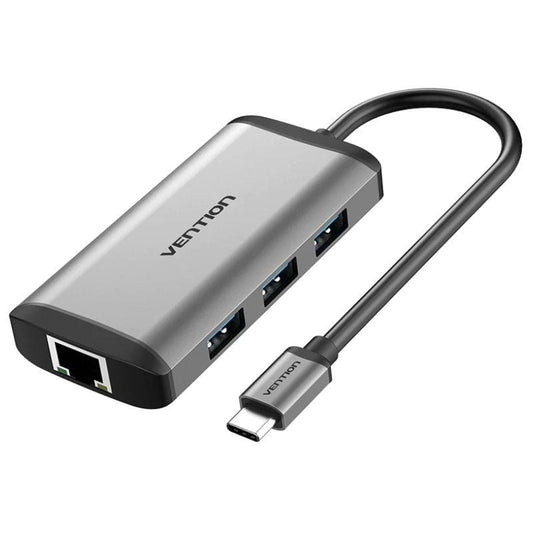 Docking USB Tipo-C Vention CNCHB
1xHDMI 4K
3xUSB
1xUSB Tipo-C PD
1xRJ45
Gris