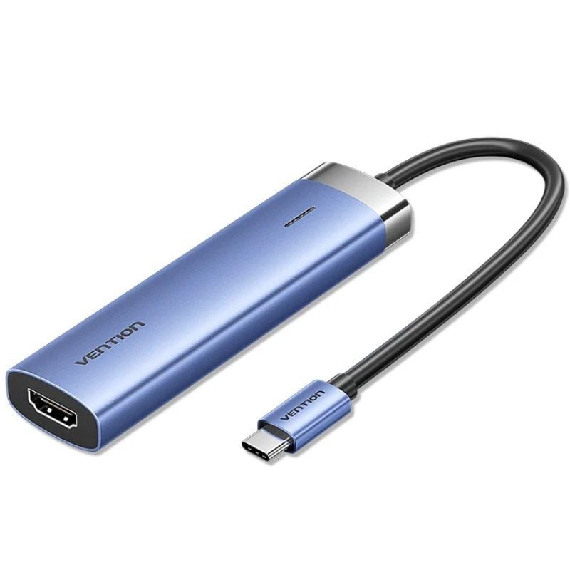 Docking USB Tipo-C Vention TGESB
3xUSB
1xHDMI 4K
1xUSB Tipo-C PD