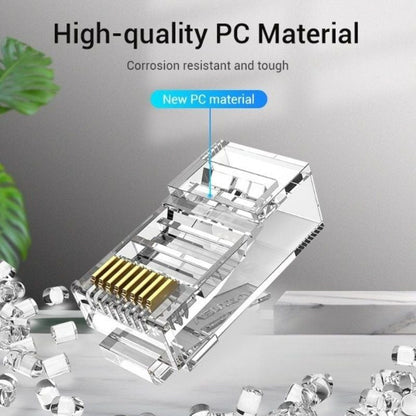 Conector RJ45 Vention IDBR0-50
Cat.5e
50 uds