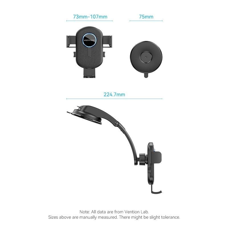 Soporte de Smartphone para Coche Vention KSCB0
Negro